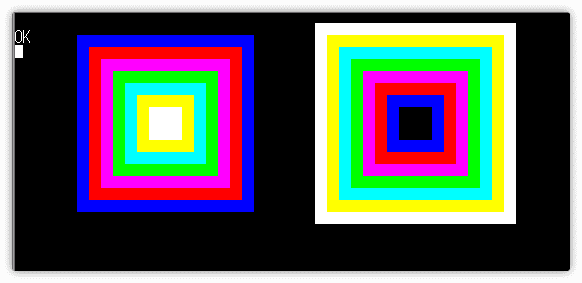 LINE命令で四角を描く