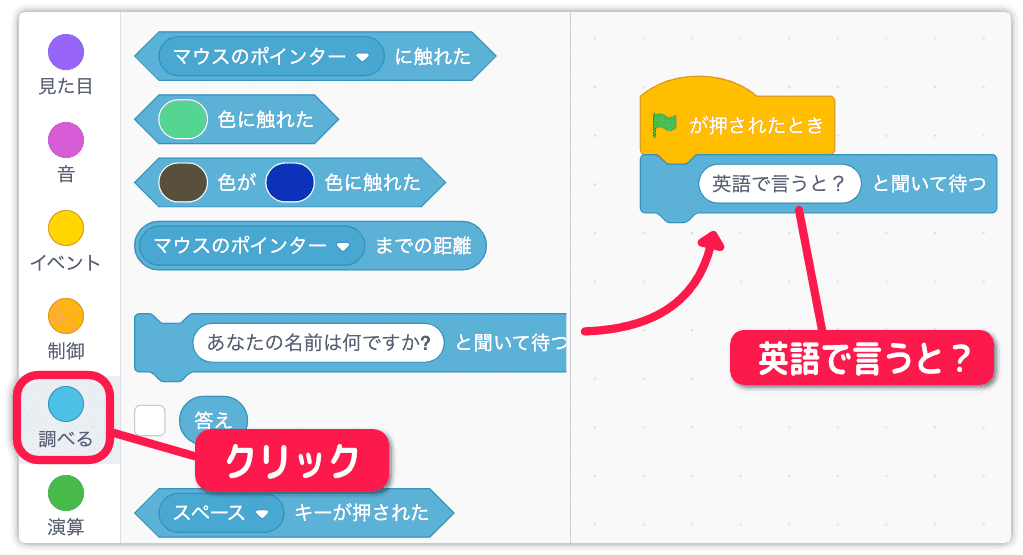 調べるから聞いて待つを使う