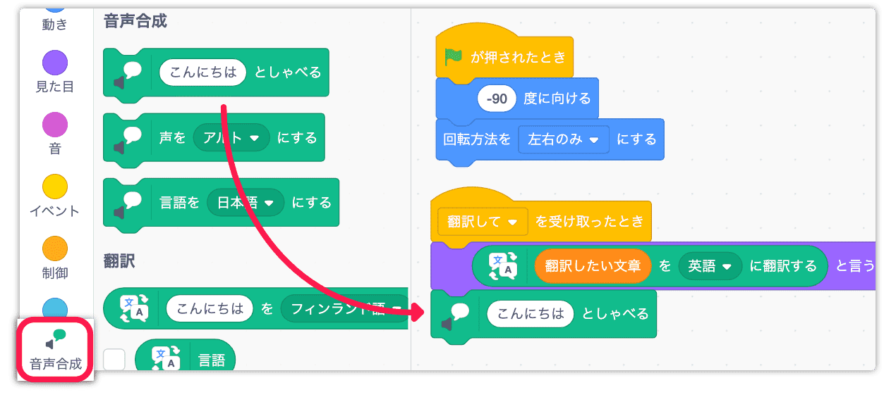 音声合成を使う