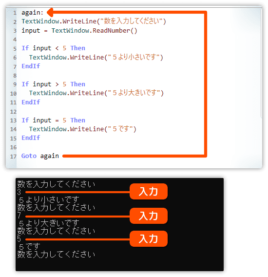 判断文とジャンプ命令