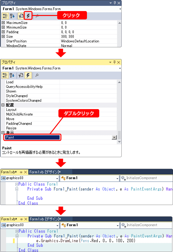 vb 線を引く 入門