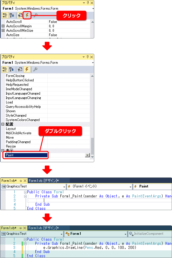 vb 線を引く 入門