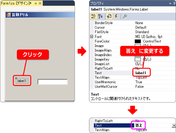 ラベルの使い方