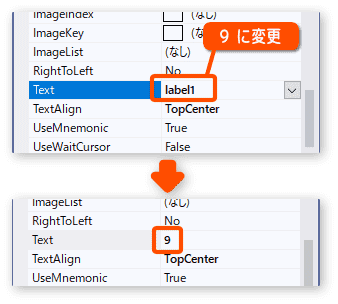 表示内容を変える