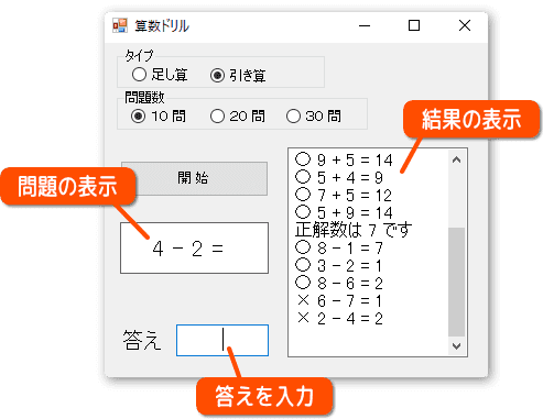 課題となる算数ドリル