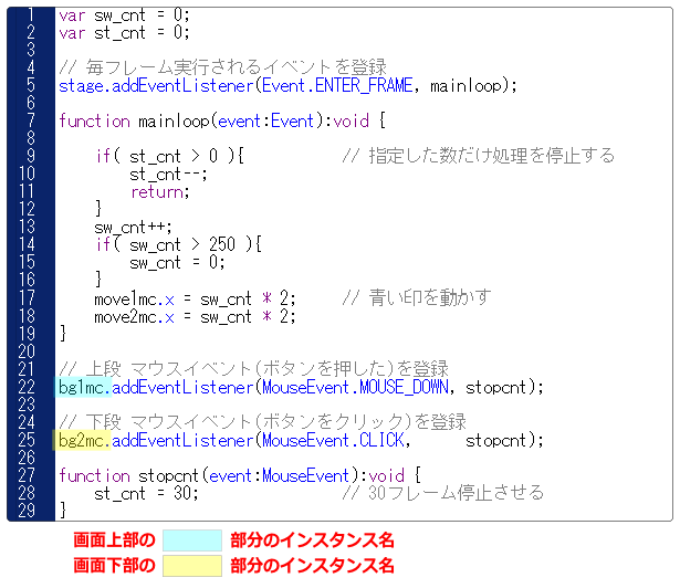 flash as3 ゲームに適したマウスボタンの使い方